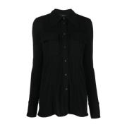 Zwarte casual shirt met lange mouwen Proenza Schouler , Black , Dames