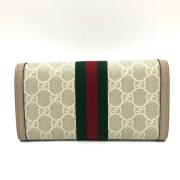 Pre-owned Canvas wallets Gucci Vintage , Beige , Dames