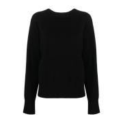 Zwarte Cashmere Sweater Casual Stijl Vince , Black , Dames