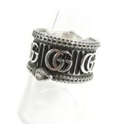 Pre-owned Metal rings Gucci Vintage , Gray , Dames