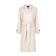 Beige Trenchcoat Regenjas Polyester Calvin Klein , Beige , Dames