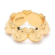 Gouden Casual Ring Moschino , Yellow , Dames