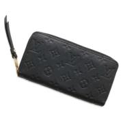 Pre-owned Fabric wallets Louis Vuitton Vintage , Black , Dames