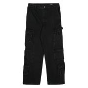 Utility Cargo Straight Jeans Axel Arigato , Black , Heren