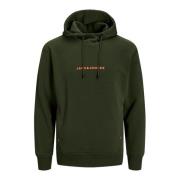 Tree Hoodie met zachte binnenvoering Jack & Jones , Green , Heren