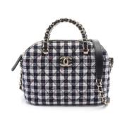 Pre-owned Canvas chanel-bags Chanel Vintage , Black , Dames