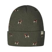 Gebreide Vinson Beanie Muts Barts , Green , Heren