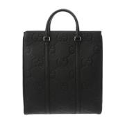 Pre-owned Leather handbags Gucci Vintage , Black , Dames