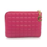 Pre-owned Fabric wallets Celine Vintage , Pink , Dames