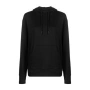 Zwarte Casual Katoenen Hoodie Vince , Black , Dames