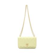 Pre-owned Leather crossbody-bags Chanel Vintage , Yellow , Dames