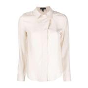 Casual Beige Zijden Blouse Rag & Bone , Beige , Dames