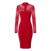 Elegante Jurk voor Speciale Gelegenheden Elisabetta Franchi , Red , Da...