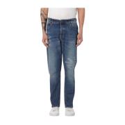 Stretch denim jeans met taps toelopende pasvorm PT Torino , Blue , Her...