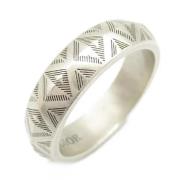 Pre-owned Metal rings Dior Vintage , Gray , Dames