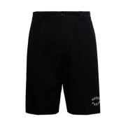 Logo-geborduurde Bermuda shorts voor heren Kenzo , Black , Heren