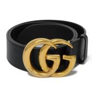 Pre-owned Leather belts Gucci Vintage , Black , Heren