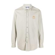 Grijze Shirts voor Heren Moschino , Gray , Heren