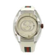 Pre-owned Metal watches Gucci Vintage , Gray , Heren