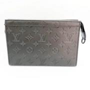 Pre-owned Leather wallets Louis Vuitton Vintage , Black , Dames