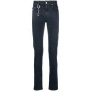 Blauwe Skinny Jeans met 5 Zakken Paul & Shark , Blue , Heren