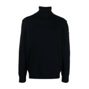 Blauwe Wollen Turtleneck Sweater Paul & Shark , Blue , Heren