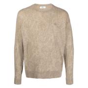 Elegant Beige Wol Trui Etro , Beige , Heren