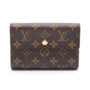 Pre-owned Canvas wallets Louis Vuitton Vintage , Brown , Dames