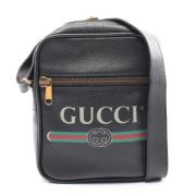 Pre-owned Leather gucci-bags Gucci Vintage , Black , Dames