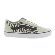 Satin Tiger Hoge Top Schoenen Vans , White , Unisex