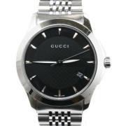 Pre-owned Glass watches Gucci Vintage , Black , Heren