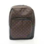 Pre-owned Canvas backpacks Louis Vuitton Vintage , Brown , Heren