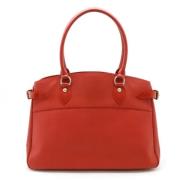 Pre-owned Leather louis-vuitton-bags Louis Vuitton Vintage , Red , Dam...