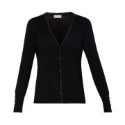 Geknoopte Cardigan Sweater Liu Jo , Black , Dames