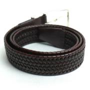 Pre-owned Leather belts Louis Vuitton Vintage , Brown , Heren