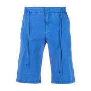 Blauwe Elegante Bermuda Shorts Zilli , Blue , Heren