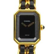 Pre-owned Metal watches Chanel Vintage , Black , Dames