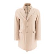 Beaverwollen jas Herno , Beige , Heren