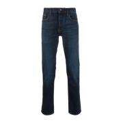 Blauwe Straight Denton Jeans Tommy Hilfiger , Blue , Heren