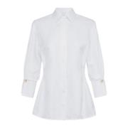 Stijlvolle Shirt voor Vrouwen Elisabetta Franchi , White , Dames