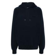 Blauwe Casual Katoenen Hoodie Sweater J.Lindeberg , Blue , Heren