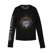 Zwarte Sacred Virgo Longsleeve Top Juicy Couture , Black , Dames