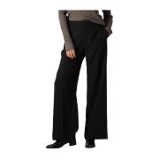 Elegante Zwarte Pantalon voor Vrouwen MOS Mosh , Black , Dames