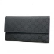 Pre-owned Nylon wallets Gucci Vintage , Black , Dames