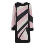 Viscose jurk met irispatroon Emilio Pucci , Multicolor , Dames