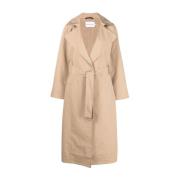 Beige Oversized Trench Coat Calvin Klein Jeans , Beige , Dames