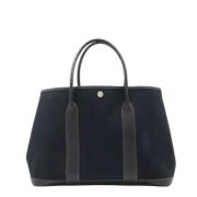 Pre-owned Canvas totes Hermès Vintage , Black , Dames