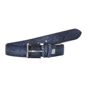 Blauwe Jute Riem Giorgio , Blue , Heren