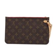 Pre-owned Canvas pouches Louis Vuitton Vintage , Brown , Dames