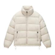 Beige Puffer Jacket Napapijri , Beige , Dames